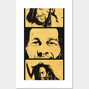 Vintage Face of Rastaman Posters and Art